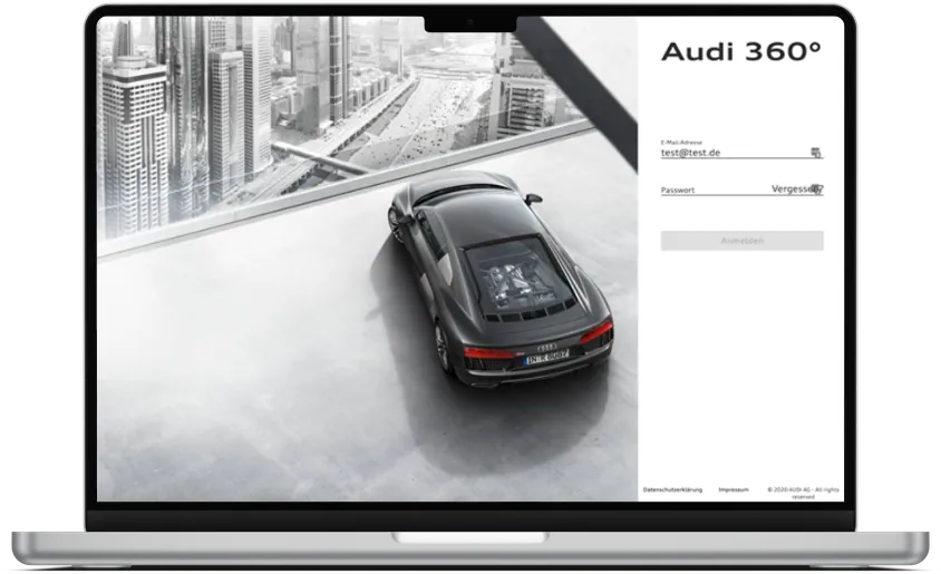 Audi 360° Fotografie
